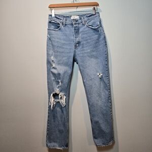 Abercrombie & Fitch Dad High Rise Jeans 6 Short Womens Denim Jeans